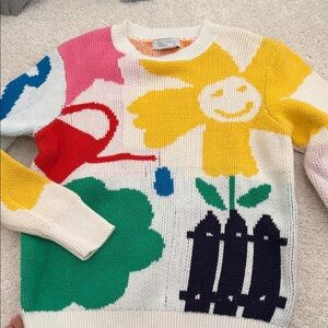 Colorful Graphic Women's Sweater